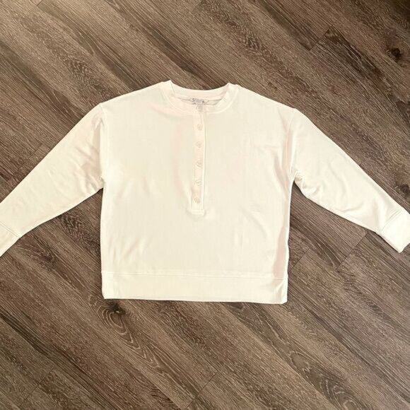 Athleta Balance Henley Sweatshirt nwot - Picture 3 of 6